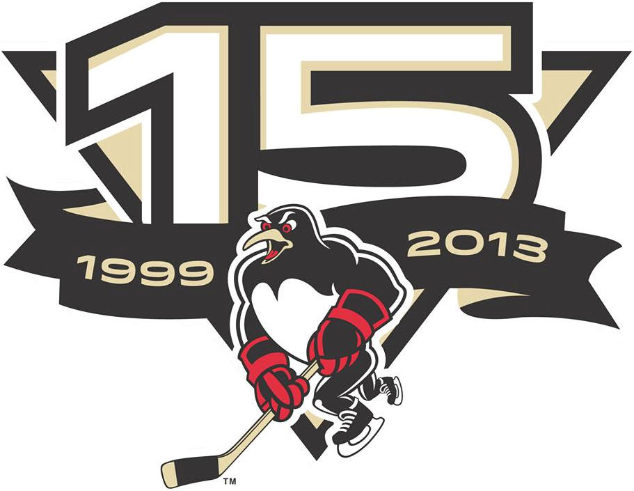Wilkes-Barre Scranton Penguins 2013 14 Anniversary Logo iron on transfers for clothing